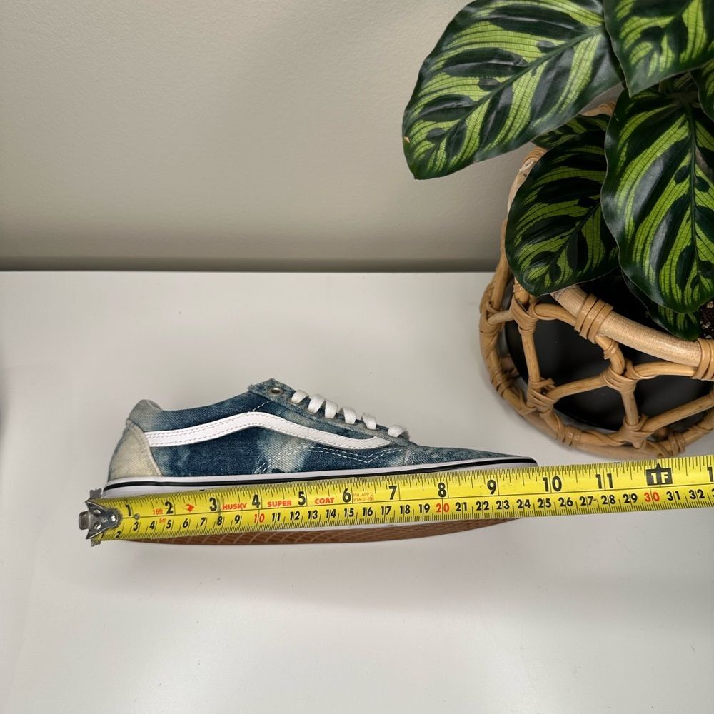 Vans Off The Wall Low 500714 Sneakers Acid Wash Denim Unisex, Woman 8.5/ Men 6.5 - Picture 12 of 12